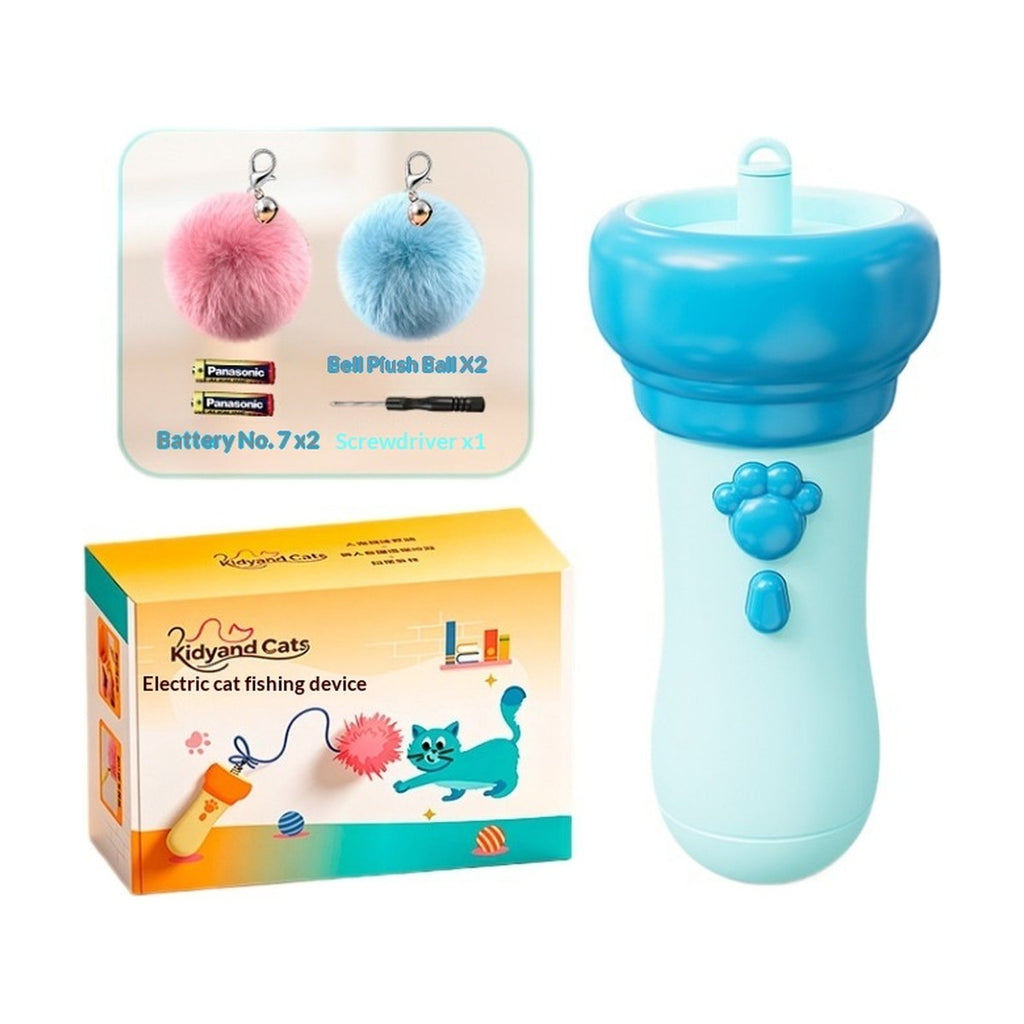 Cat Teaser Toy Electric Fishing Rod