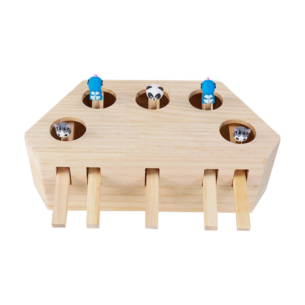 Cat Toy Whac- -mole Interactive Puzzle Solid