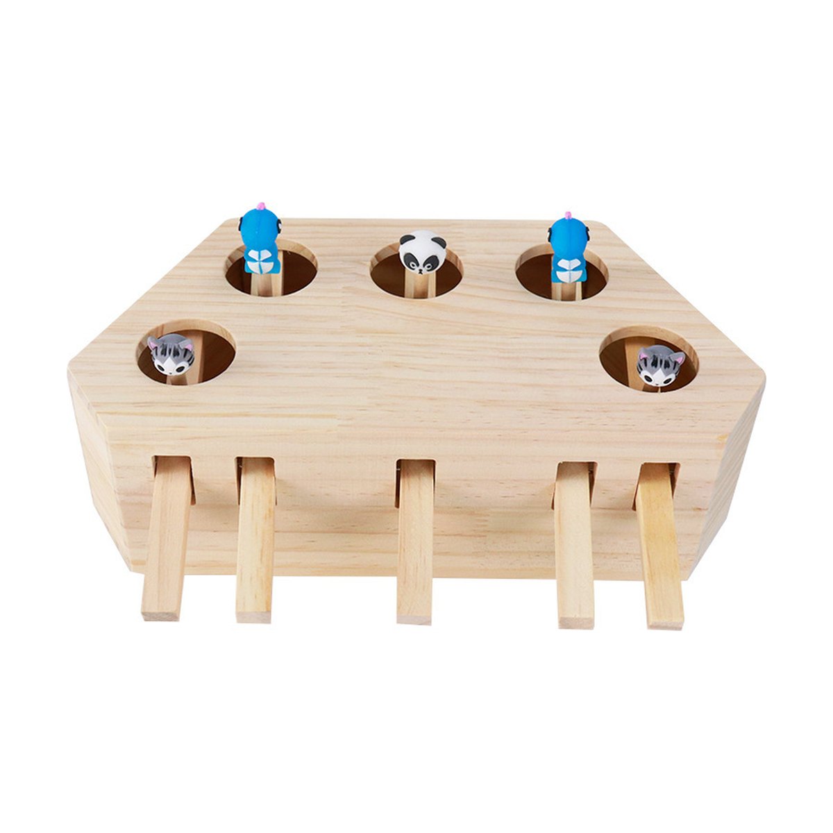Cat Toy Whac- -mole Interactive Puzzle Solid