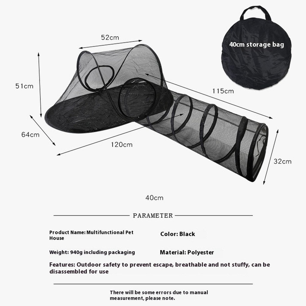Cat Tunnel Outdoor Foldable Pet