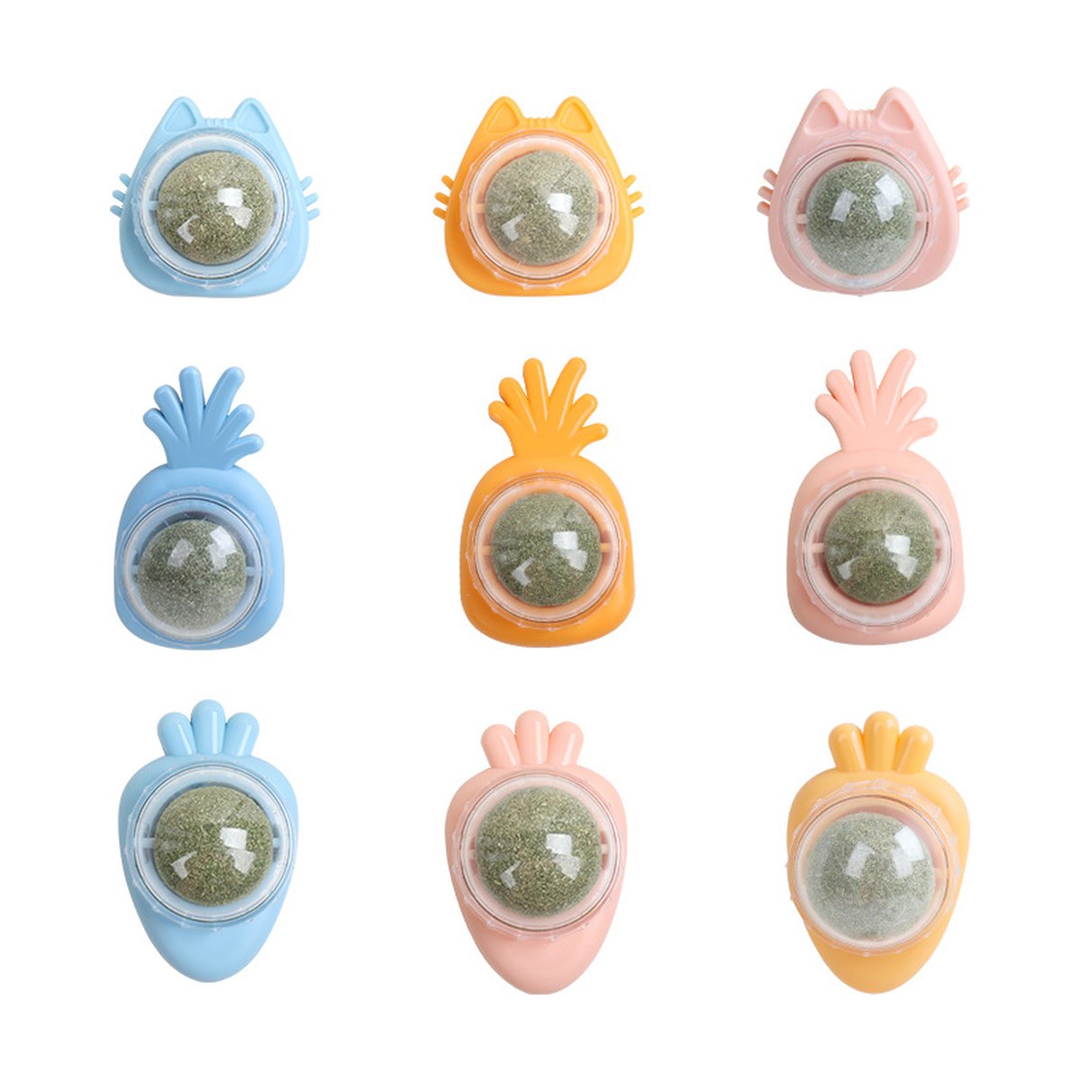 Catnip Rotating Ball Toy