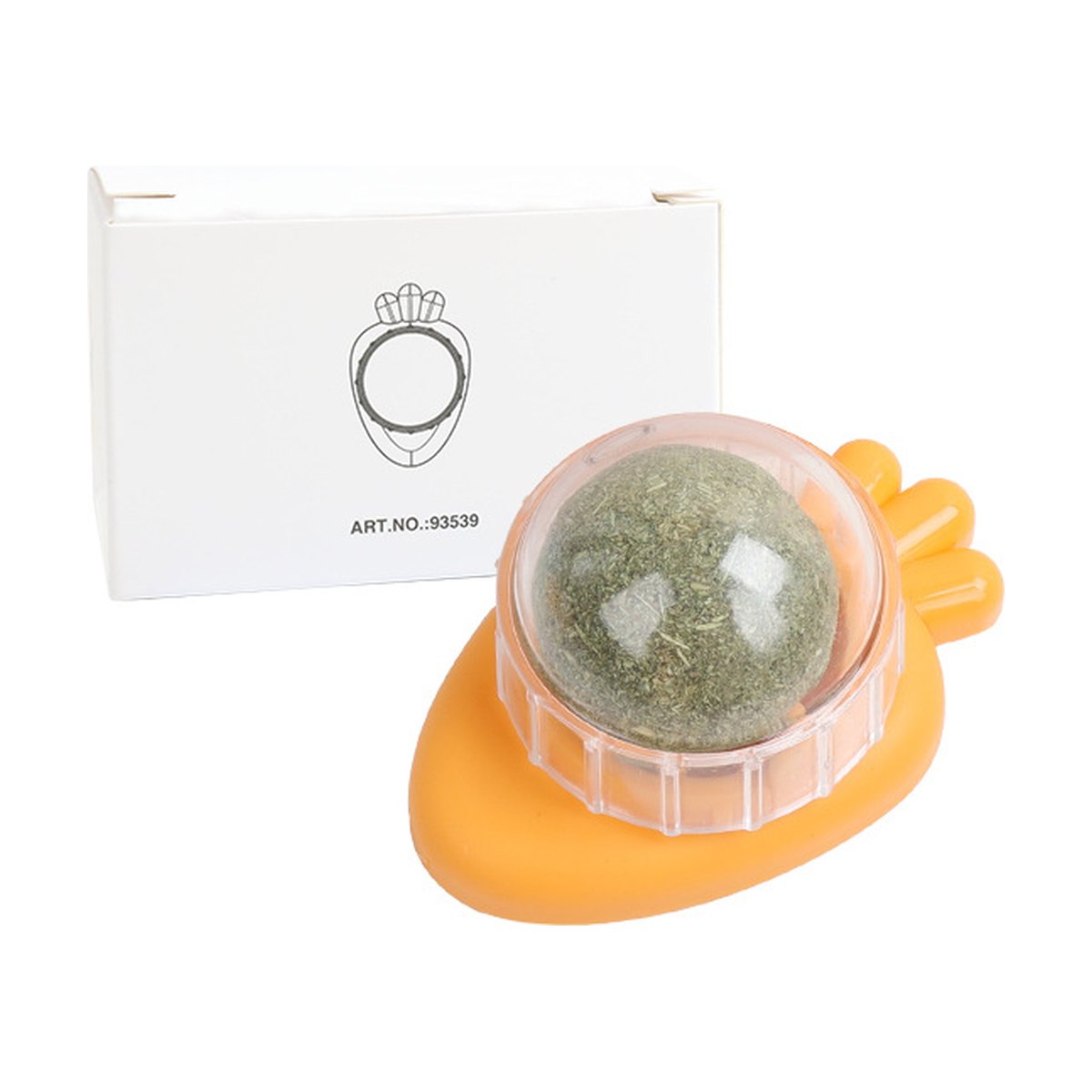Catnip Rotating Ball Toy