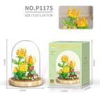 Building Blocks Bouquet Rose Sunflower Tiny Particles