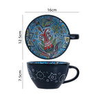 Ceramic Breakfast Mug Microwavable Milk Coffee