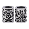 Celtic Knot Large Aperture Antique Silver Hair