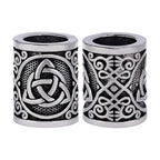Celtic Knot Large Aperture Antique Silver Hair