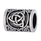 Celtic Knot Large Aperture Antique Silver Hair
