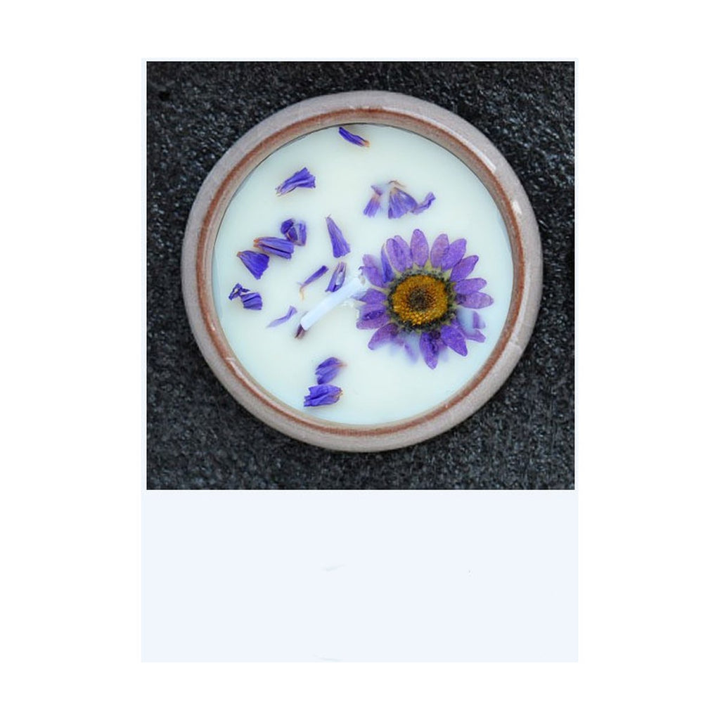 Ceramic Cup Dried Flowers Fragrant Candles