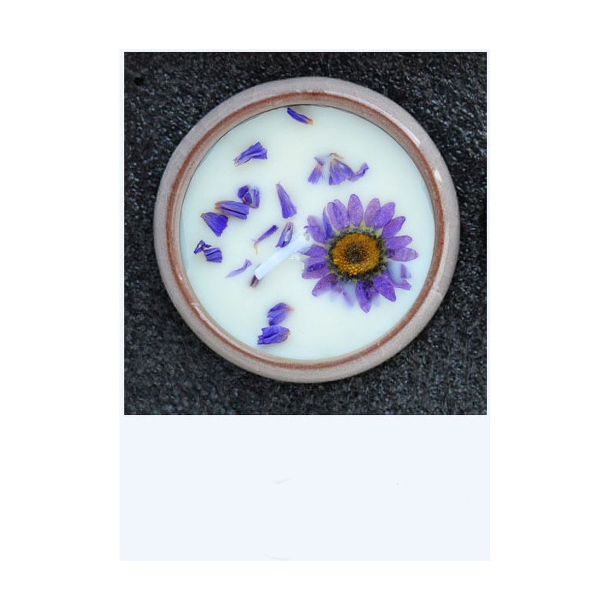 Ceramic Cup Dried Flowers Fragrant Candles