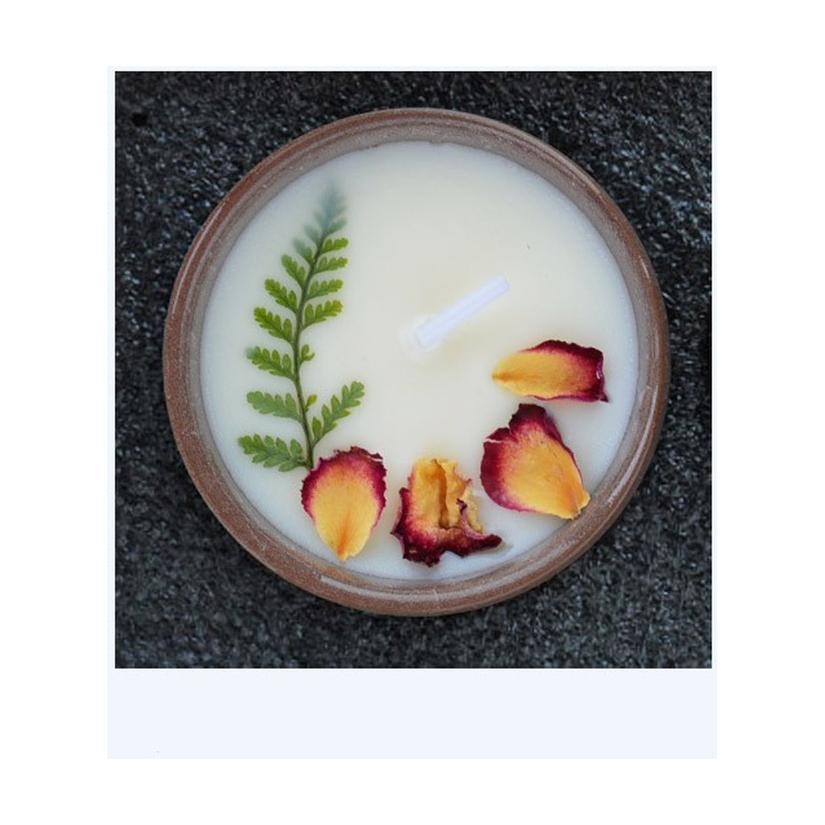 Ceramic Cup Dried Flowers Fragrant Candles