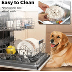 Ceramic Slow Feeder Dog Bowl