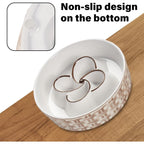 Ceramic Slow Feeder Dog Bowl
