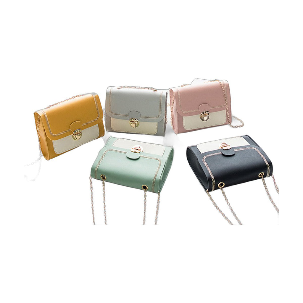 Chain Lock Shoulder Bag