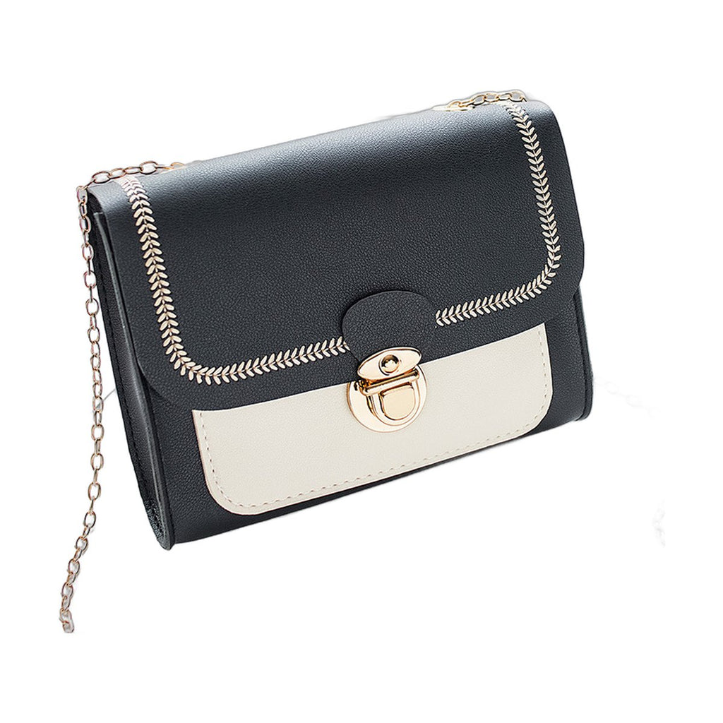 Chain Lock Shoulder Bag