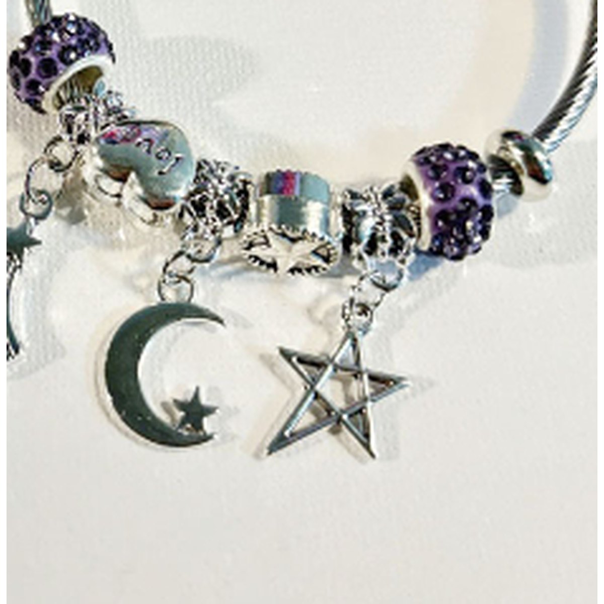 Charm Bracelet Xingx Sun Pendant DIY
