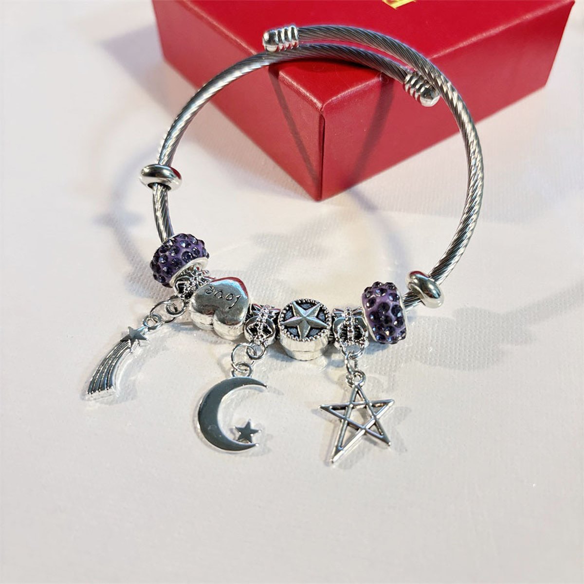Charm Bracelet Xingx Sun Pendant DIY