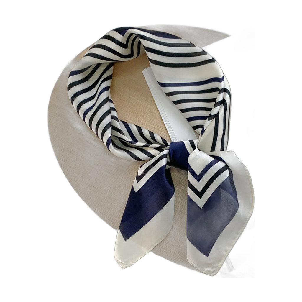 Checkerboard Silk Scarf
