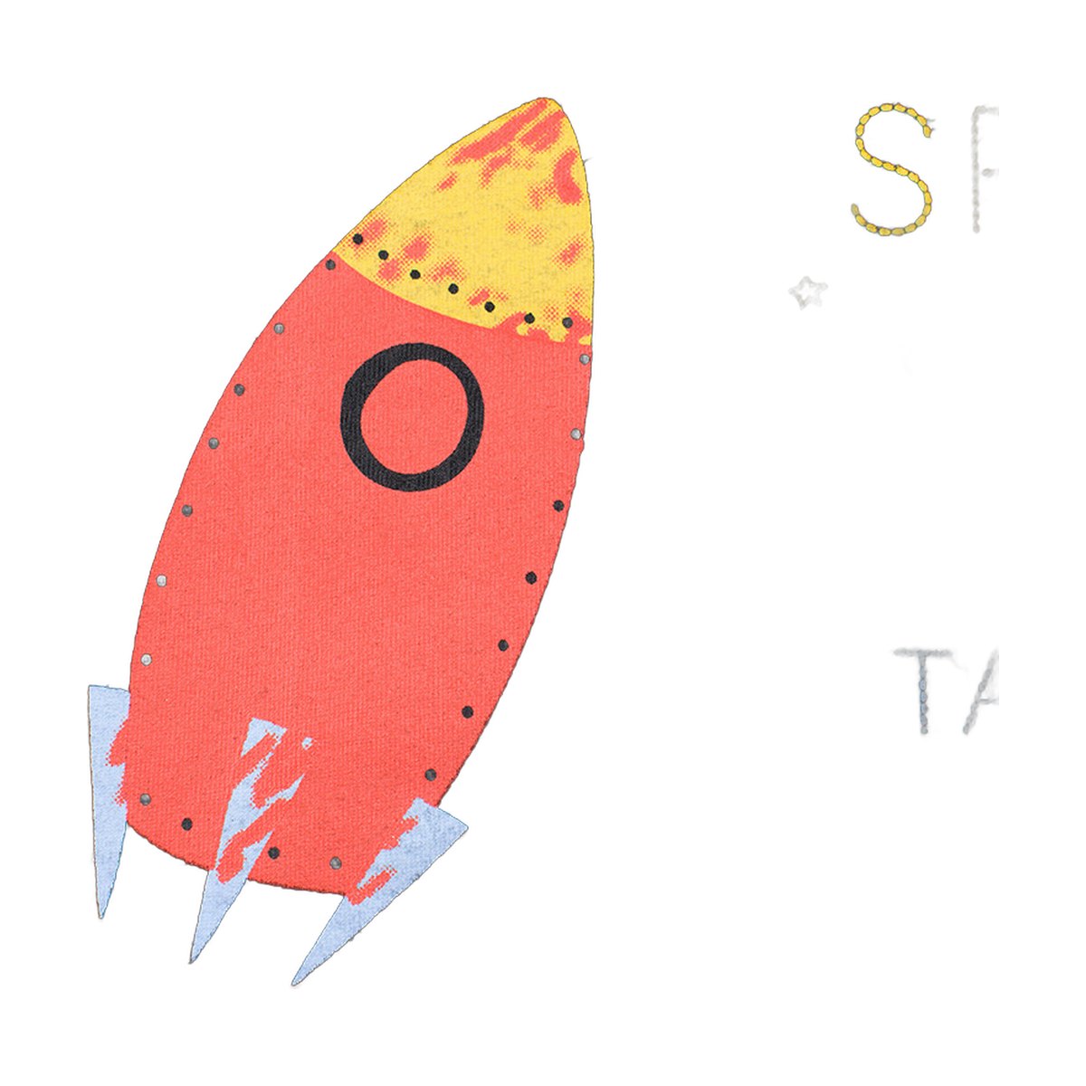 Children's Rocket Print T-shirt