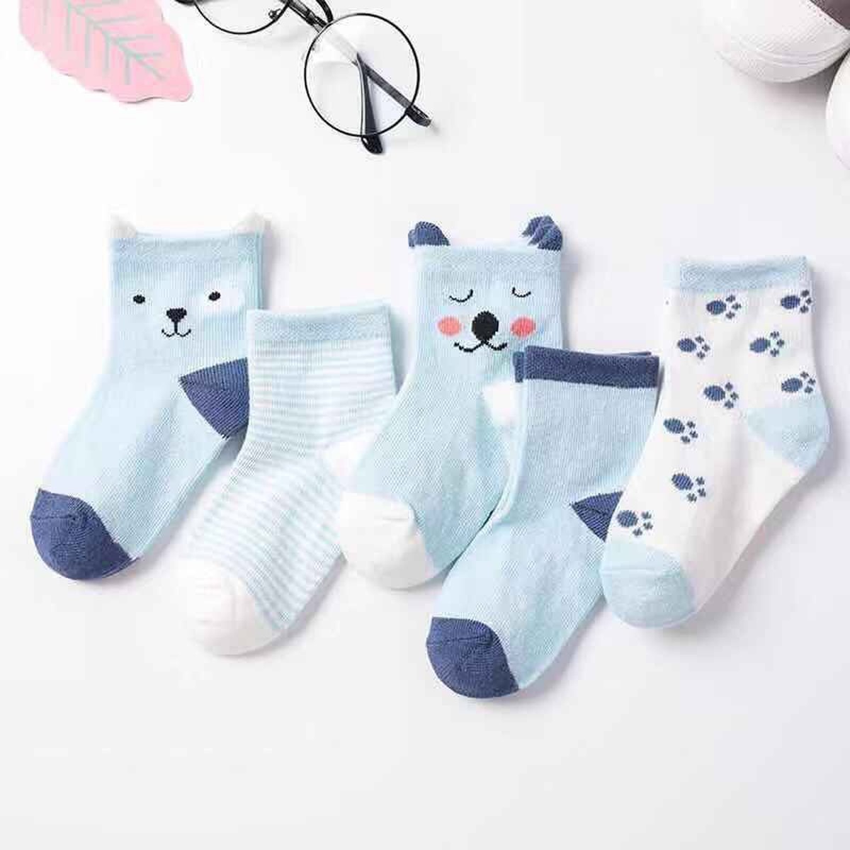 Children's Socks Thin Breathable Mid-calf Baby Boat