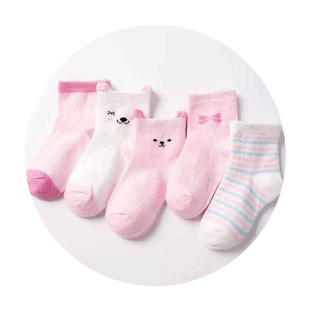 Children's Socks Thin Breathable Mid-calf Baby Boat