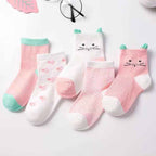 Children's Socks Thin Breathable Mid-calf Baby Boat