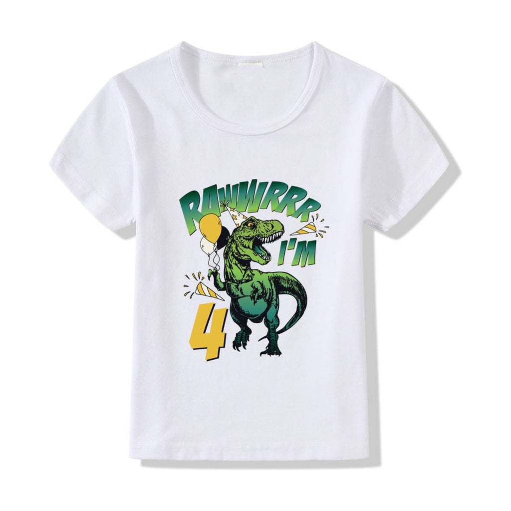 Children's T-shirt Numbers 1-9 Birthday
