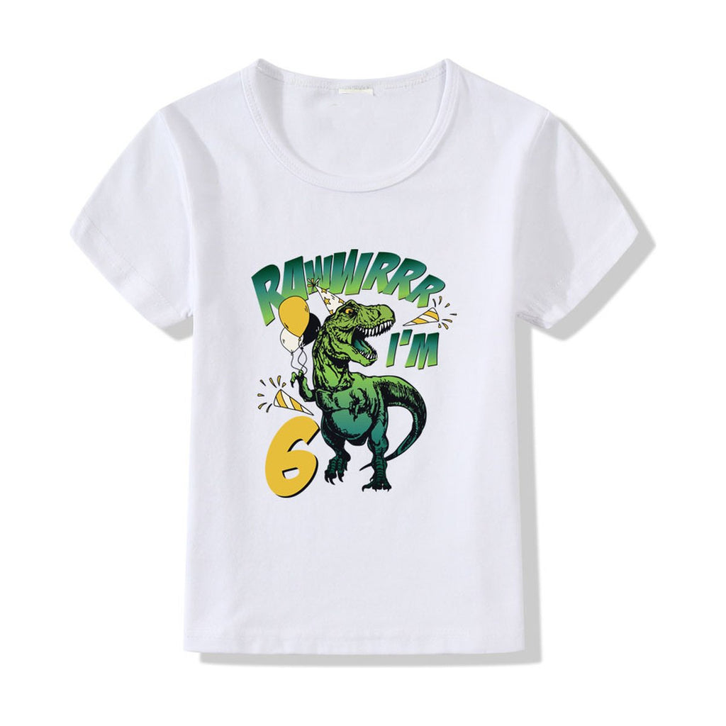Children's T-shirt Numbers 1-9 Birthday