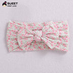 Children's Wide-brimmed Elastic Bow Baby Printed Headband
