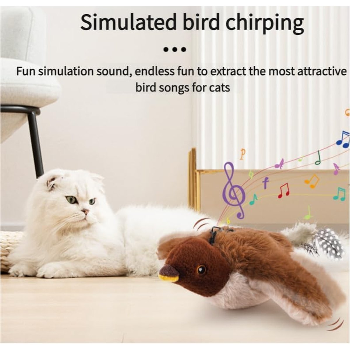 Chirping Bird Cat Toy