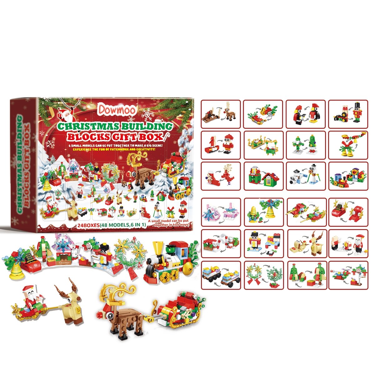 Christmas Building Blocks Advent Box
