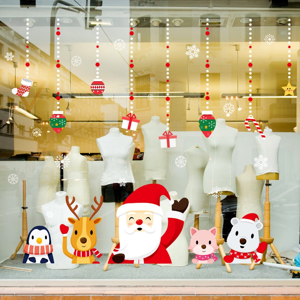 Christmas Ring Window Stickers