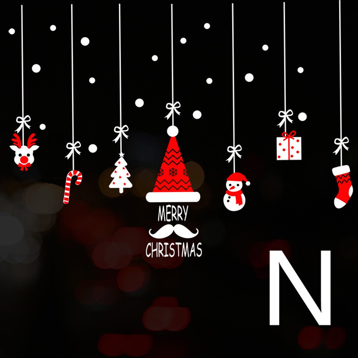 Christmas Static Window Clings