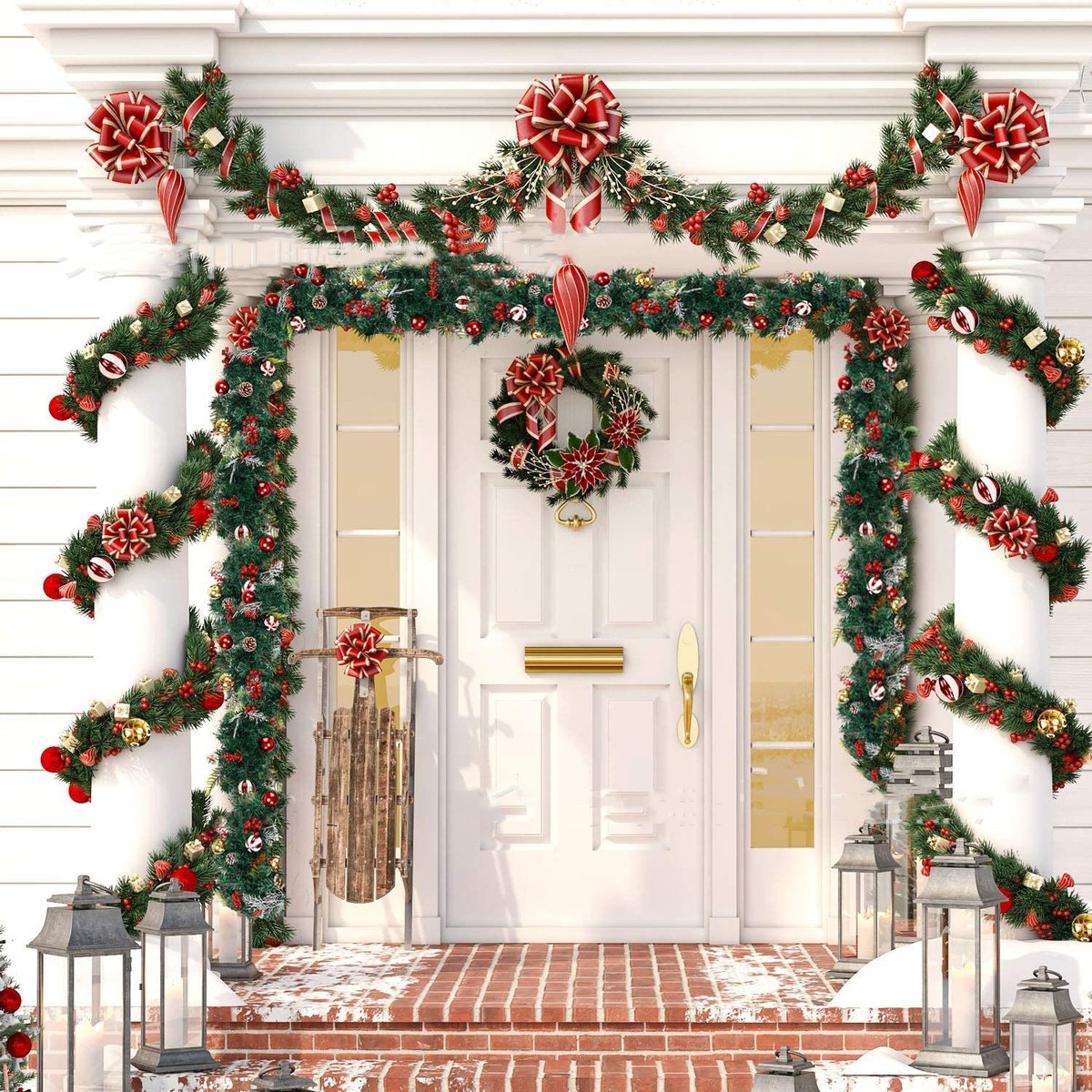 Christmas Tinsel Garland 2.7 m