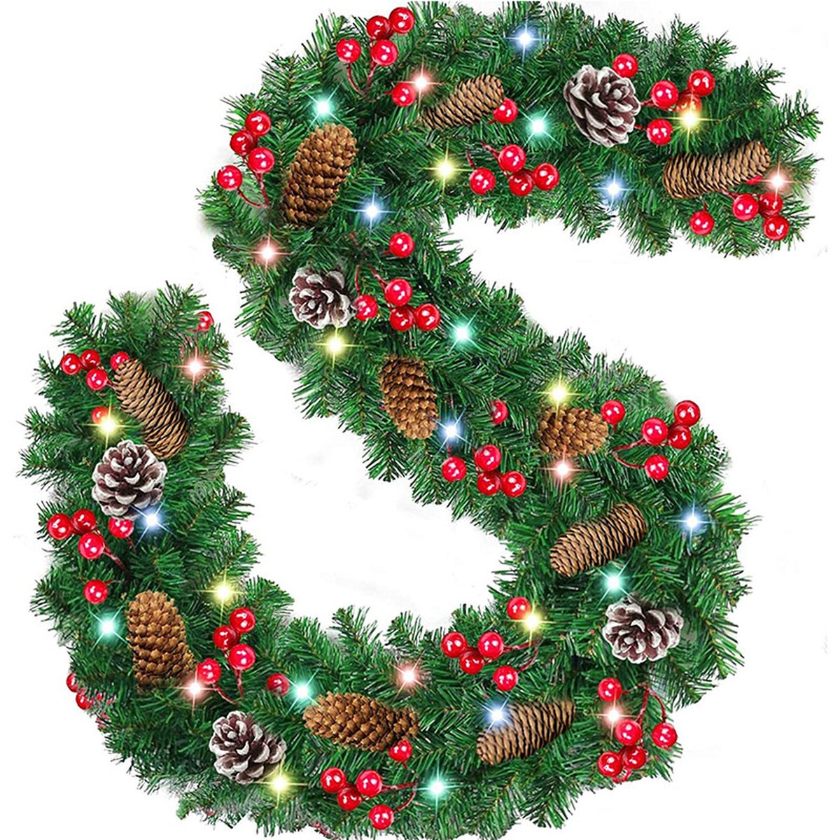 Christmas Tinsel Garland 2.7 m
