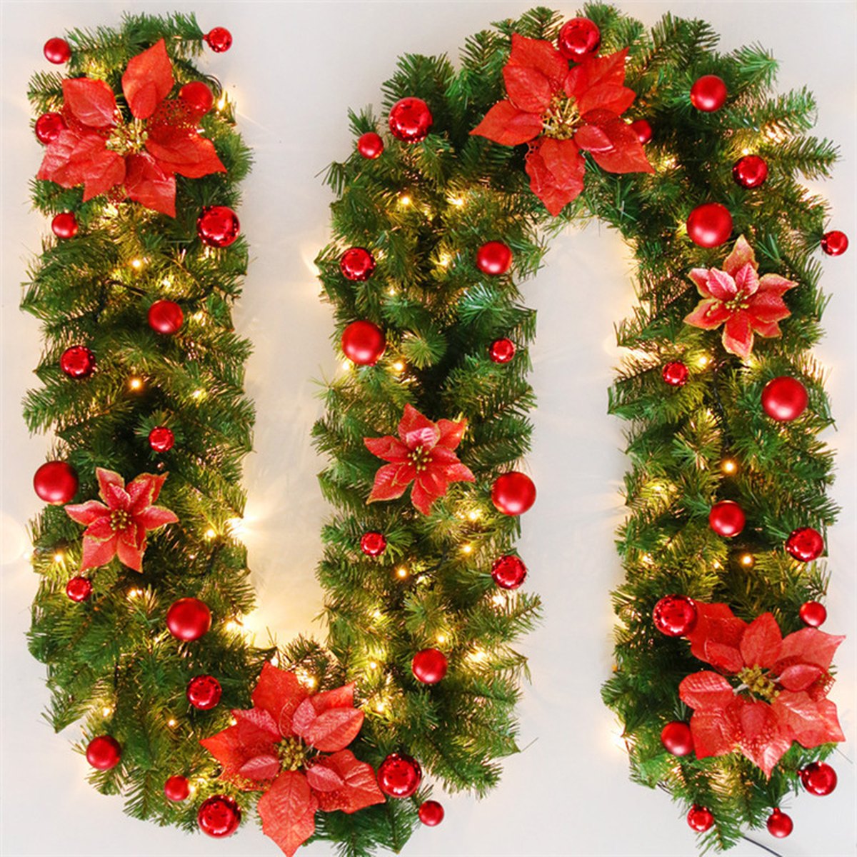 Christmas Tinsel Garland 2.7 m