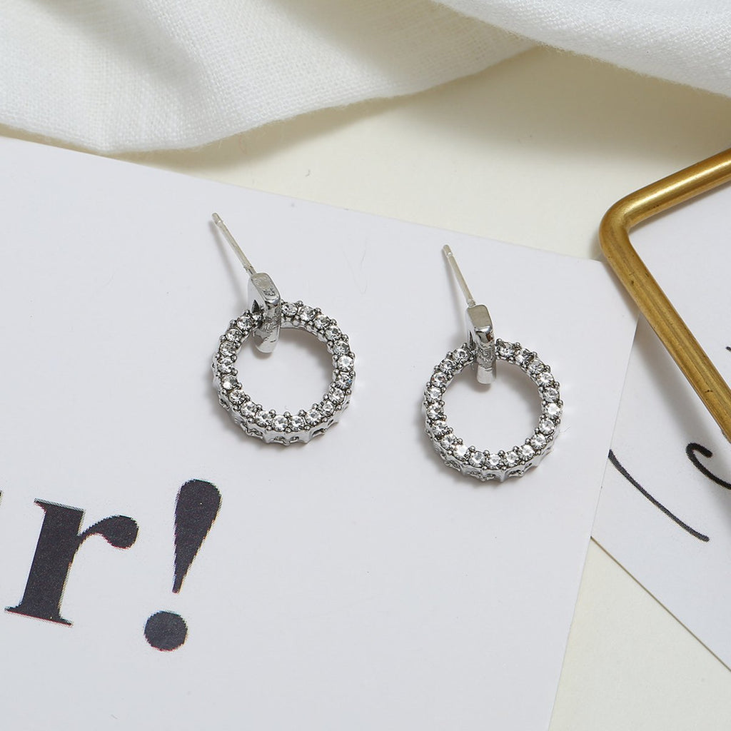 Circle Stud Earrings