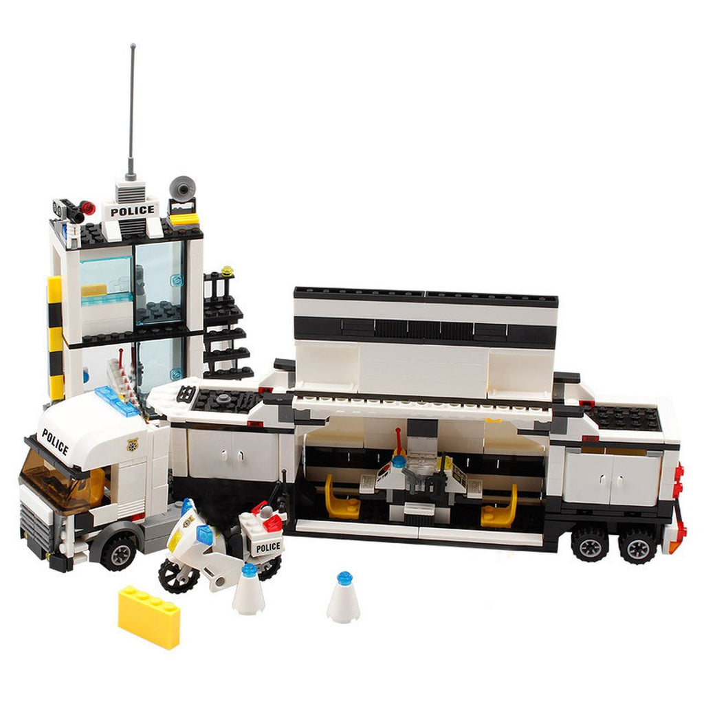 Classic Building Blocks Police Station Model DIY