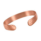 Classic Hammered-texture Open Bangle