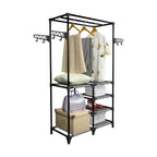 Clothes Rack Steel Non-woven Fabric 87x44x158 Cm