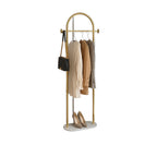 Clothing Rack Golden Metal Freestanding Heavy Duty