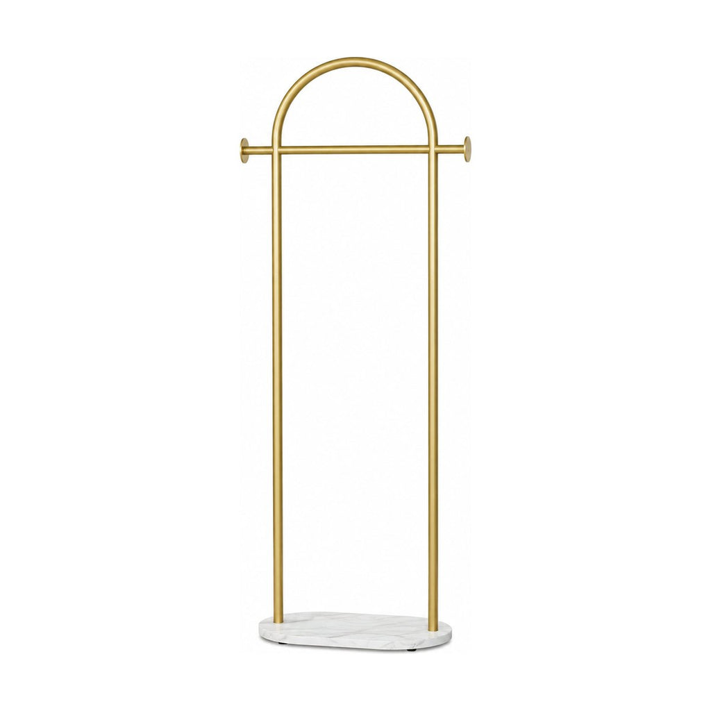 Clothing Rack Golden Metal Freestanding Heavy Duty