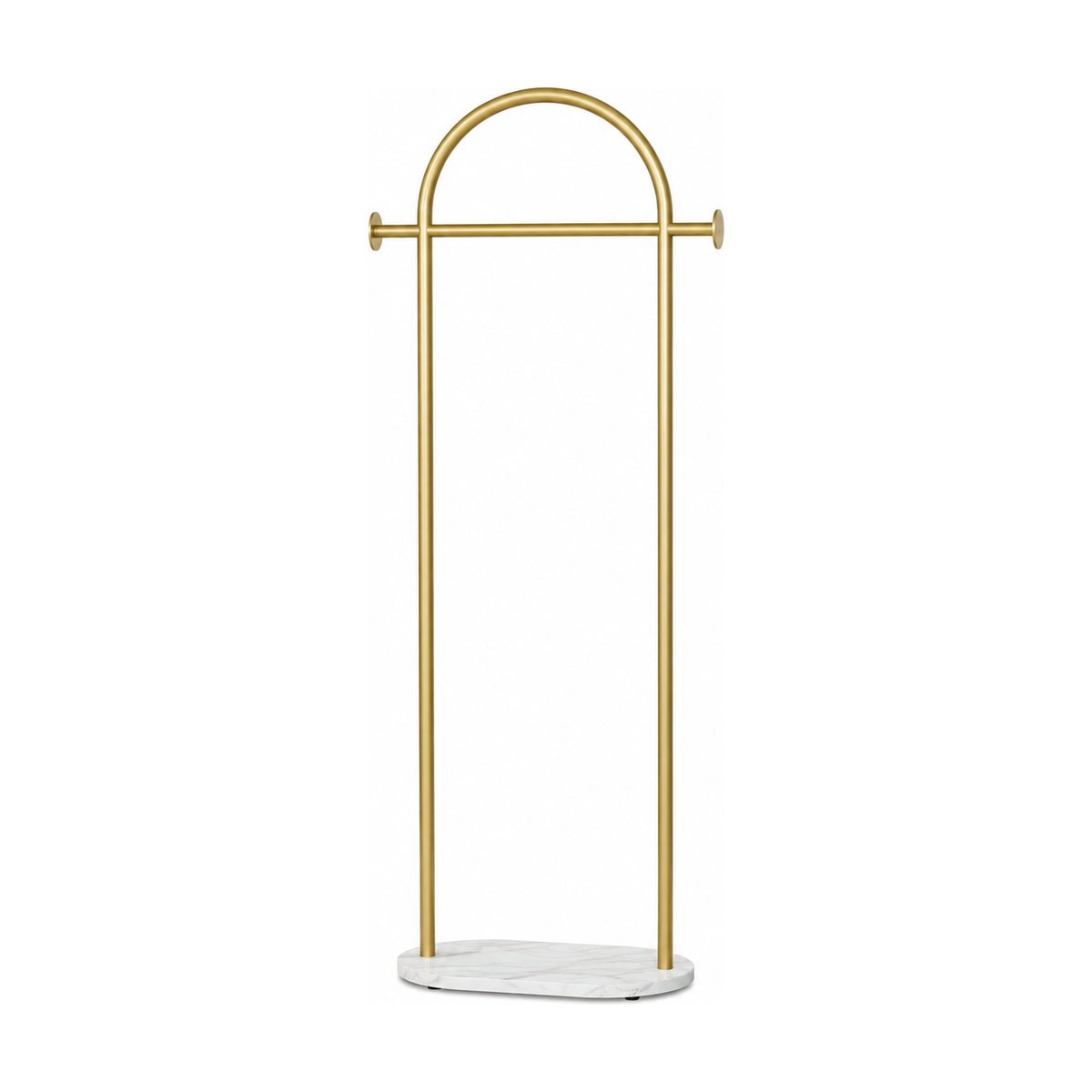 Clothing Rack Golden Metal Freestanding Heavy Duty