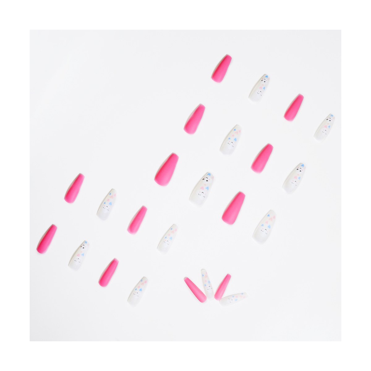 Cloud Smile Nail Stickers