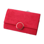 Clutch Bag Red Dress Chain