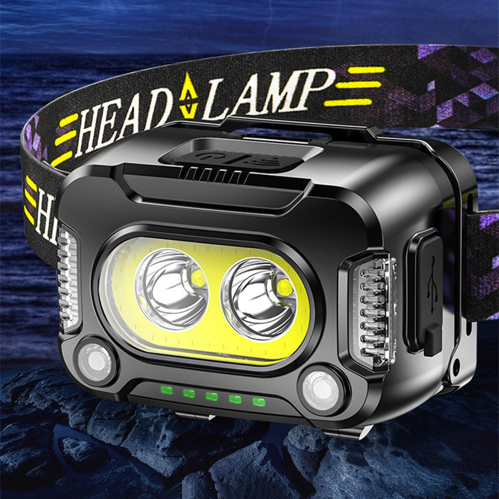 Cob Strong Light Sensing Headlamp Night Running