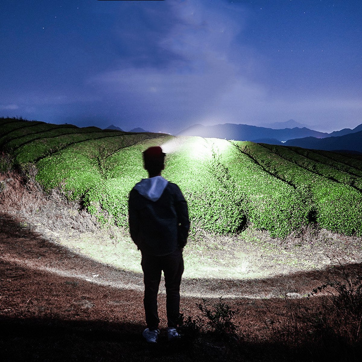 Cob Strong Light Sensing Headlamp Night Running