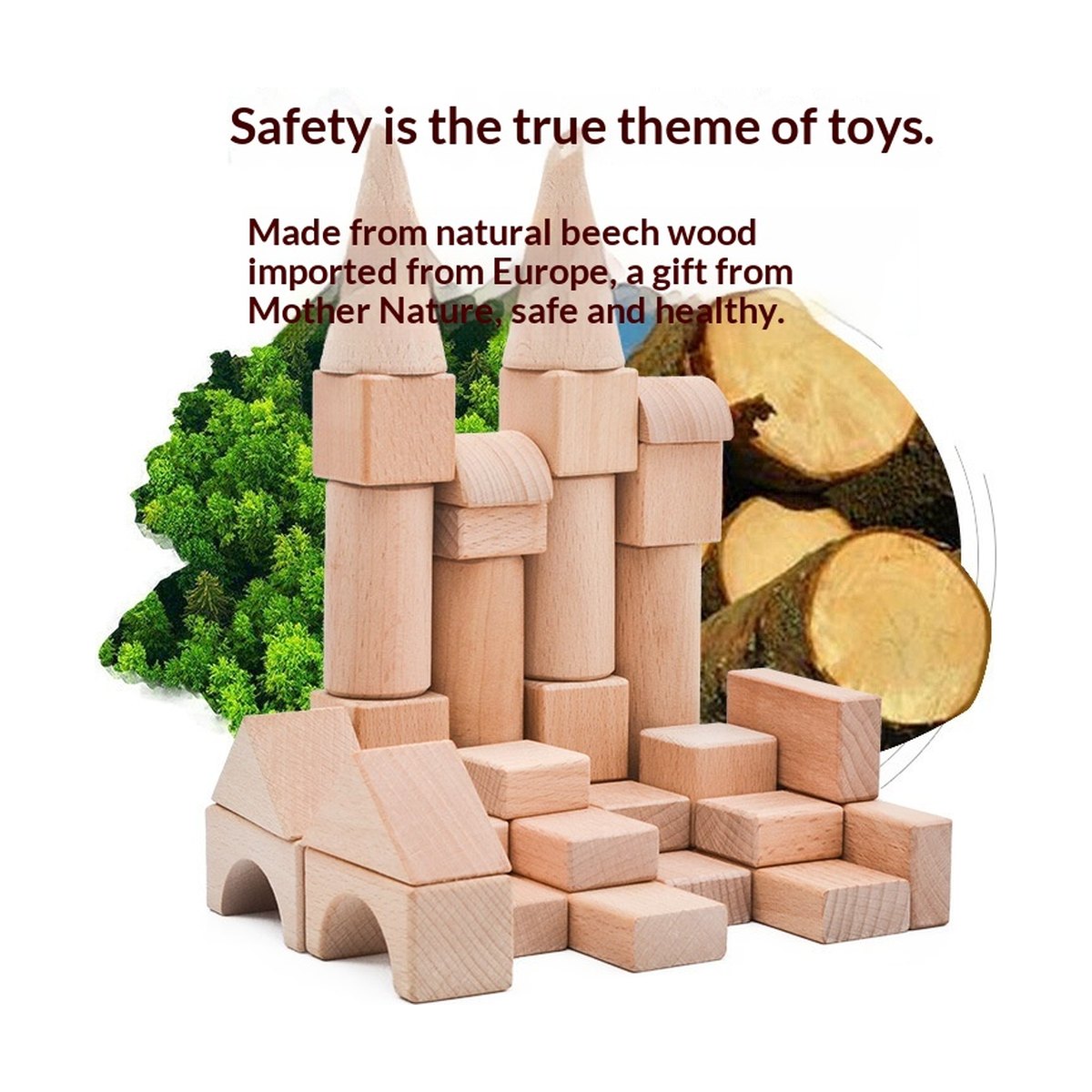Cognitive Early-learning Stacking Block Toy