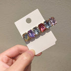 ' Color Crystal Hair Clips