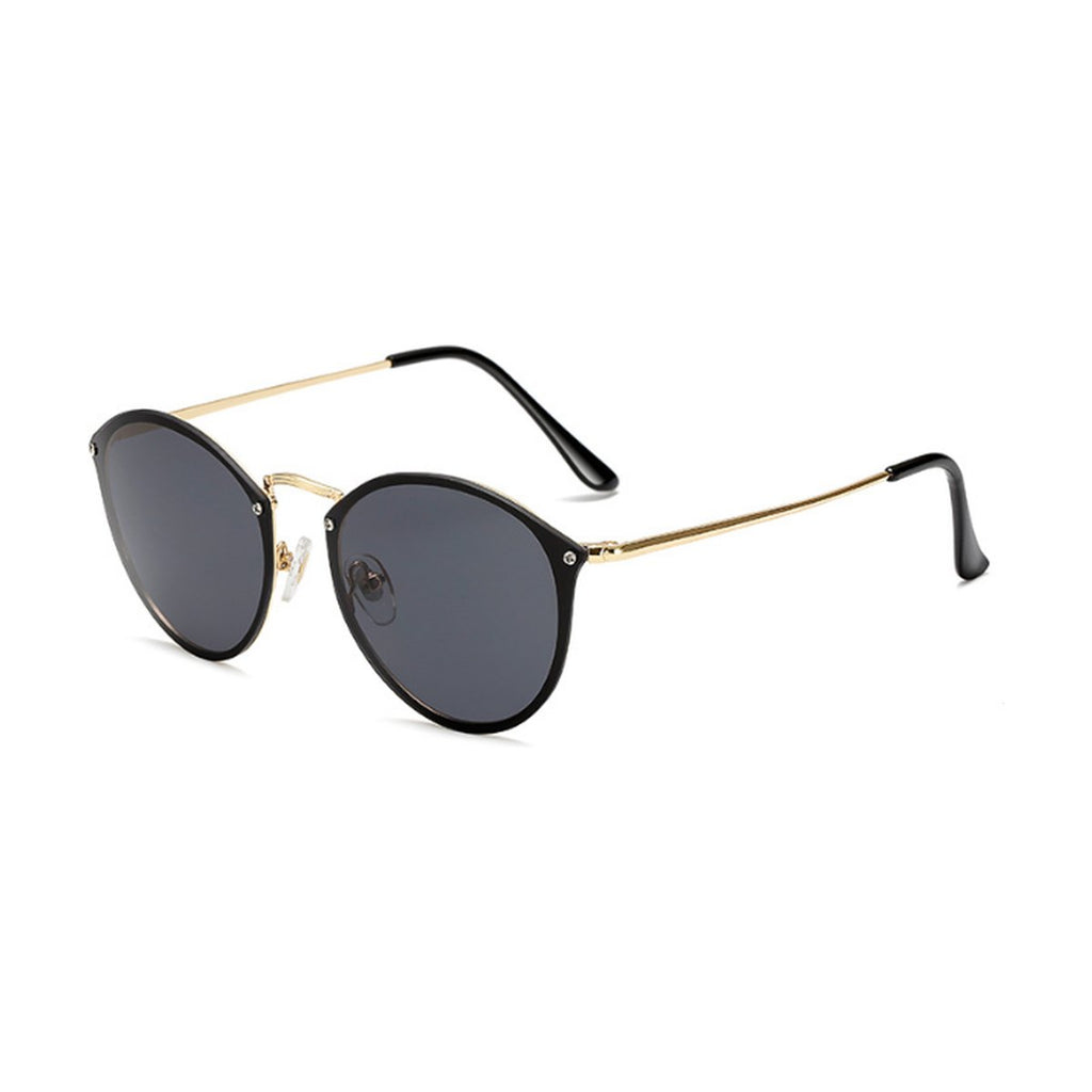 Color Film Sunglasses Reflector Rimless