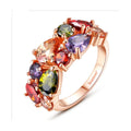 Colored Zircon Rings